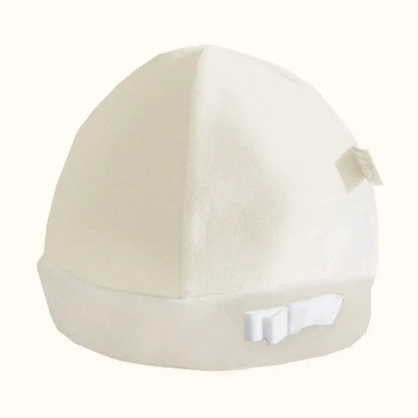 Muts beige/wit