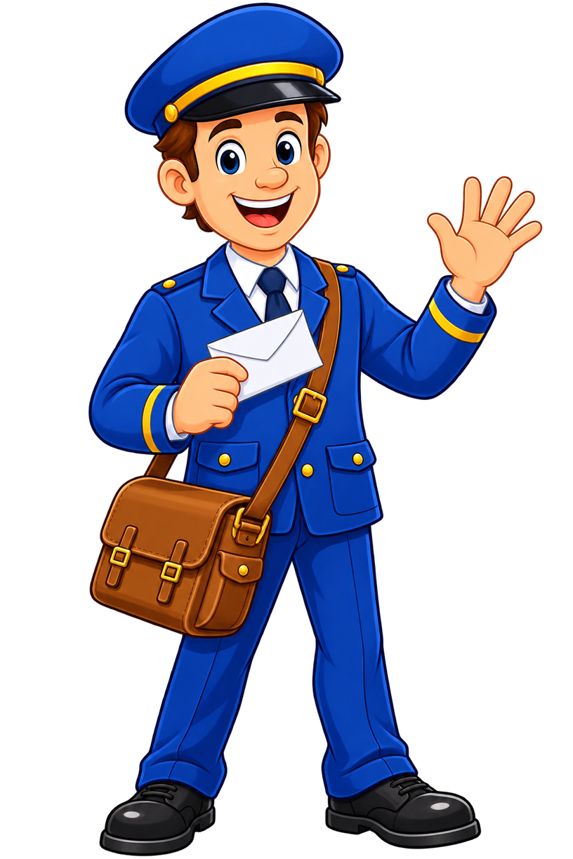 Miller's Mailboxes postman
