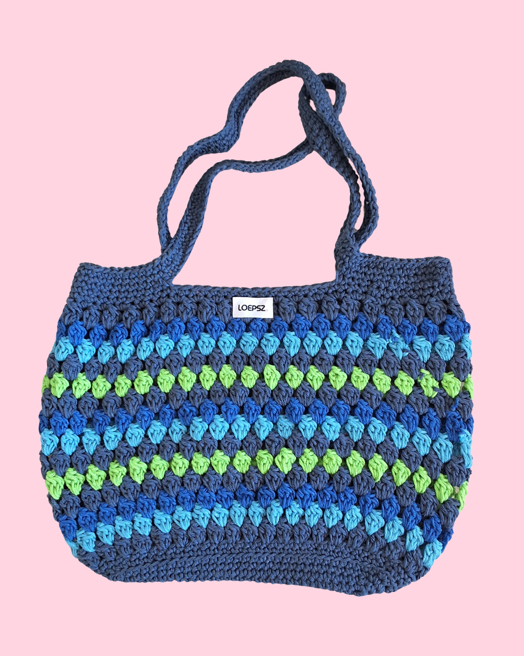 SAVI. M, blauw/groen