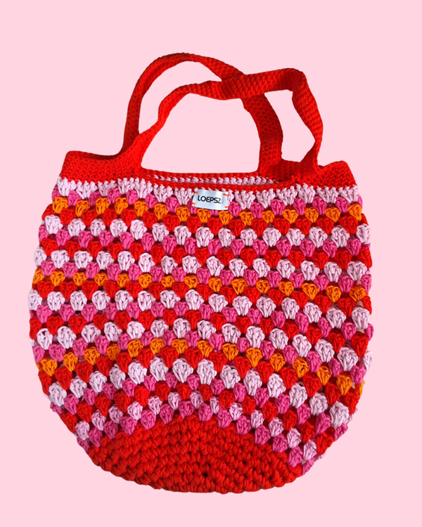SAVI. rood, roze en oranje