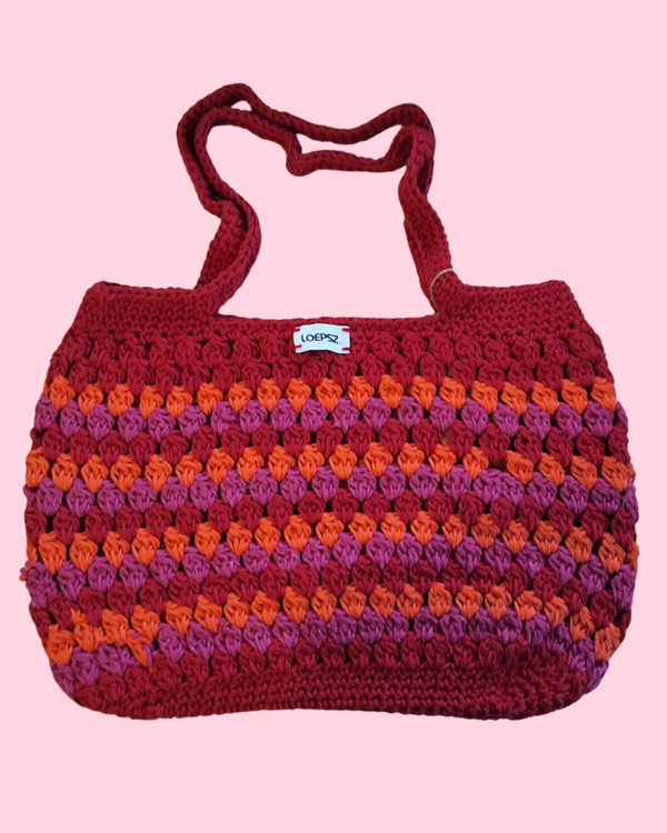 SAVI. M, rood/roze/oranje