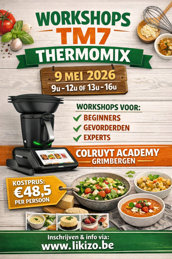Experten workshop Colruyt academy 13 - 16u