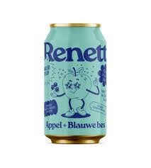 Appel + blauwe bes