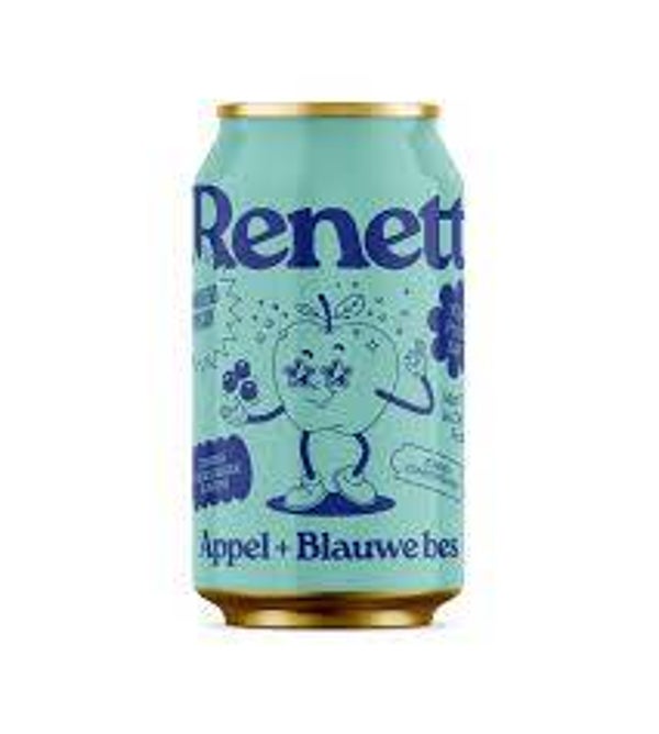 Appel + blauwe bes