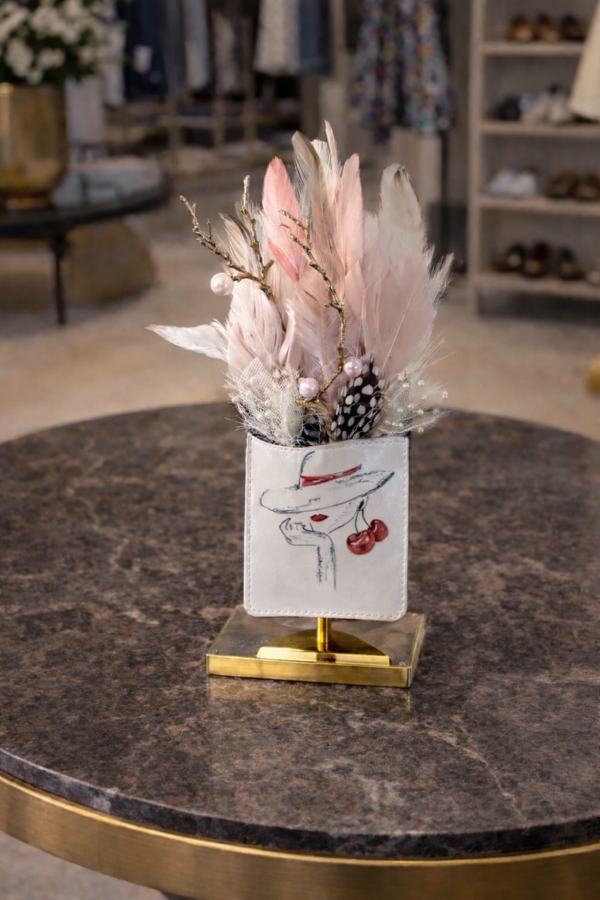 Men’s blush pocket square