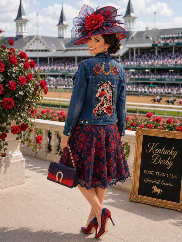 Patriotic Mare blue denim