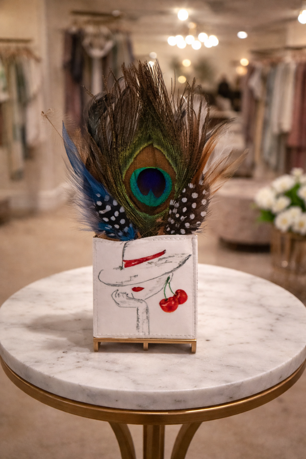 Peacock blue pocket square