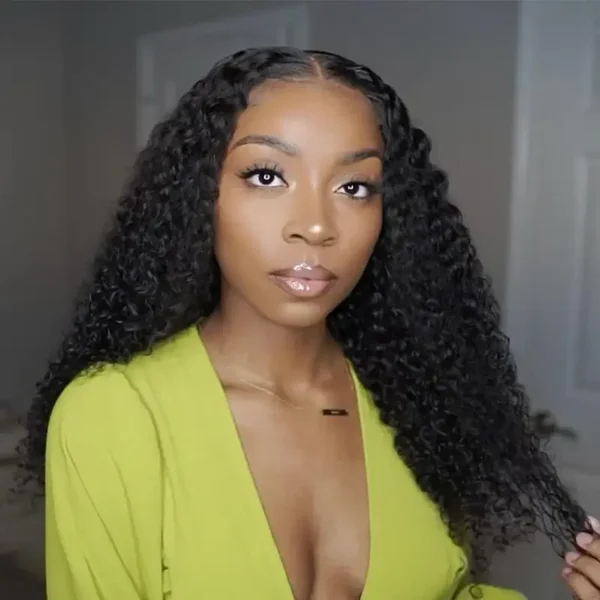 4x4 HD Lace Kinky Curly Wig – 100% Human Hair