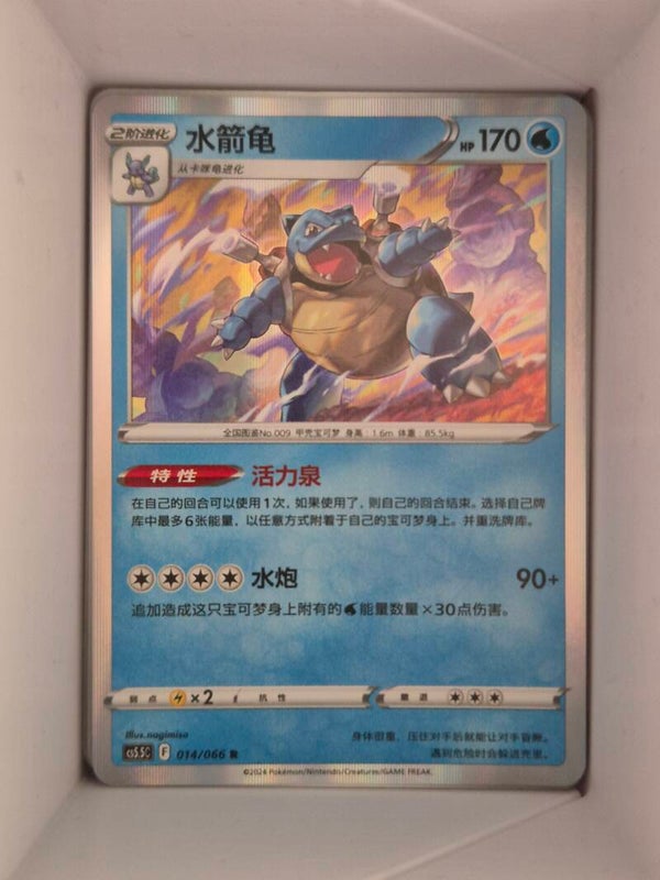 Blastoise Holo 014/066 cs5.5c Shadow of Glory Pokemon 151 Pokemon Card