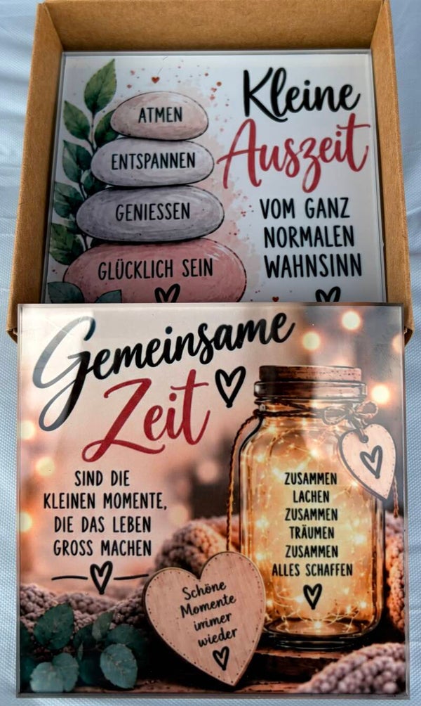 Glas Untersetzer