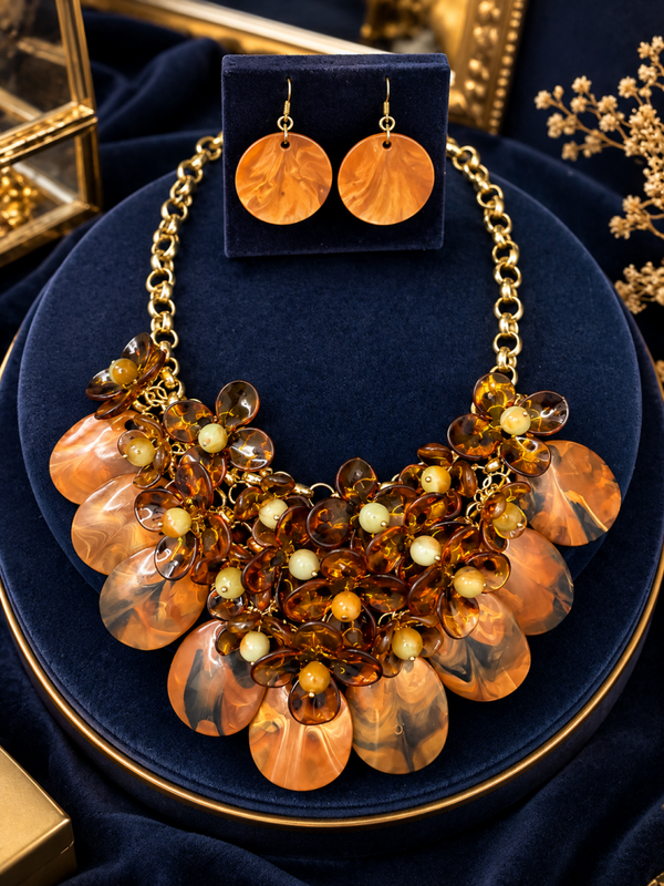 Collar danza de ámbar