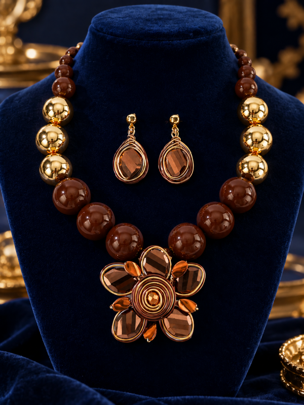 Collar flor de Mony