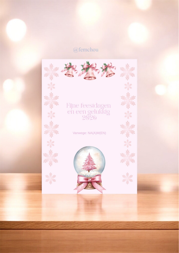 Gepersonaliseerd kerstkaartje 1 (Digitale download)