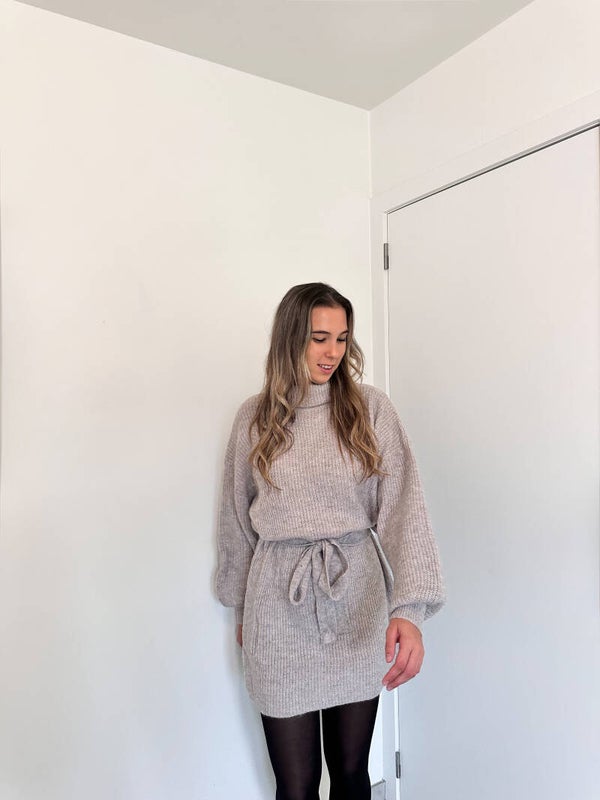 Taupe Fall Dress (Restock 1)