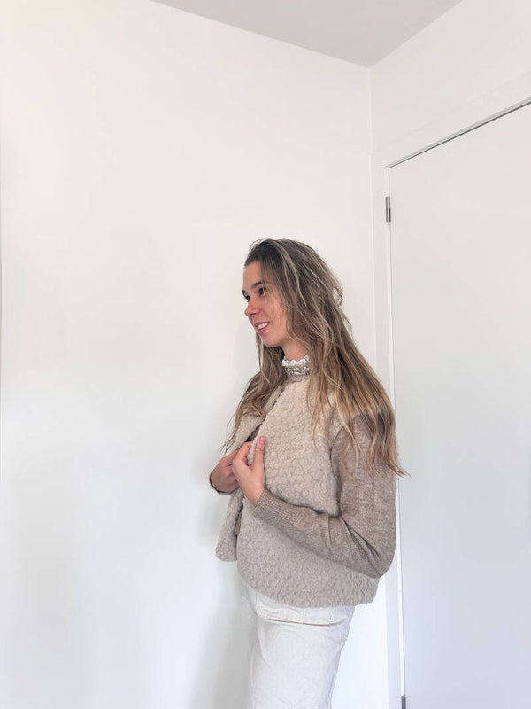 Cosy teddy gilet