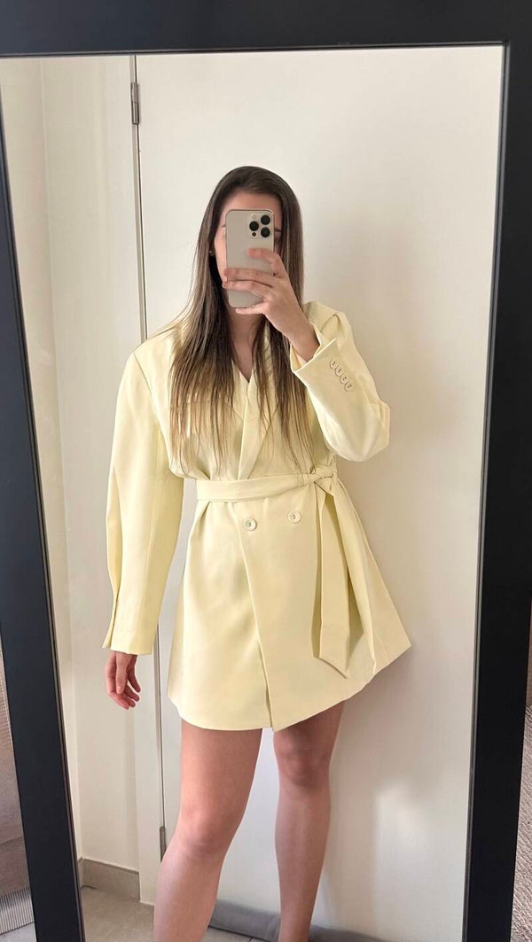 Butteryellow Lise blazerdress