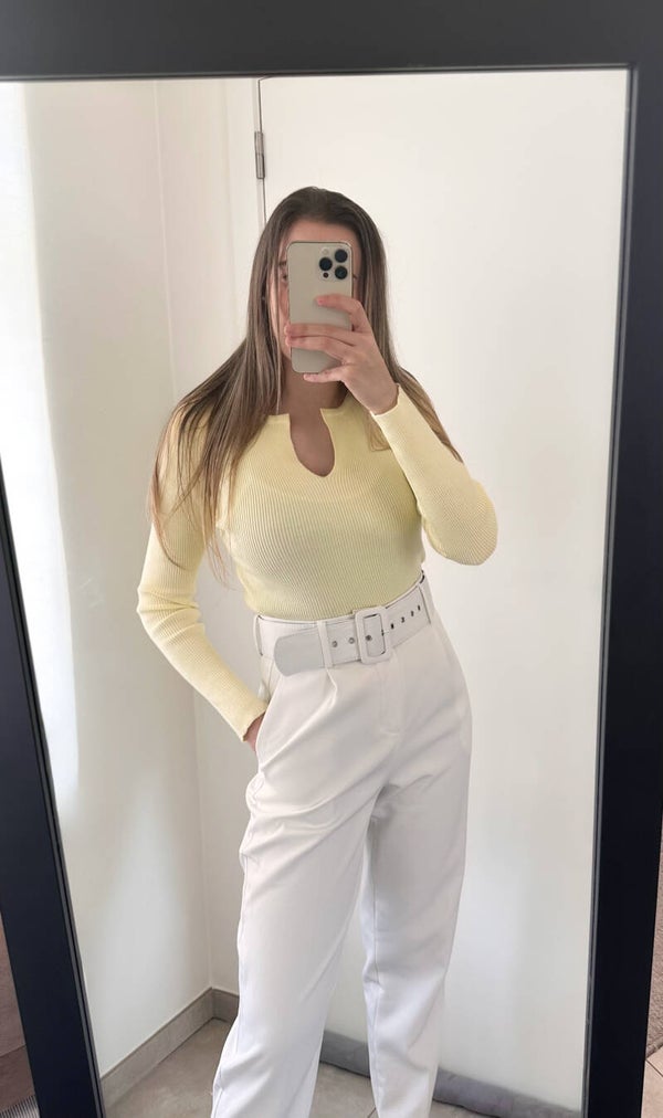 Butteryellow Lise top