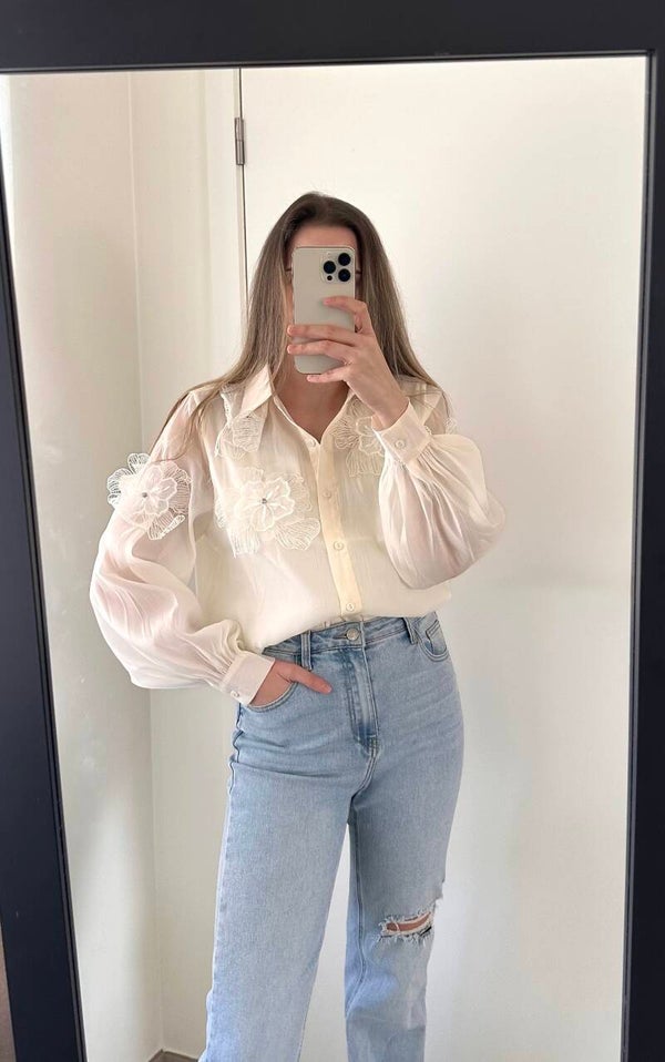 Elodie flowery blouse