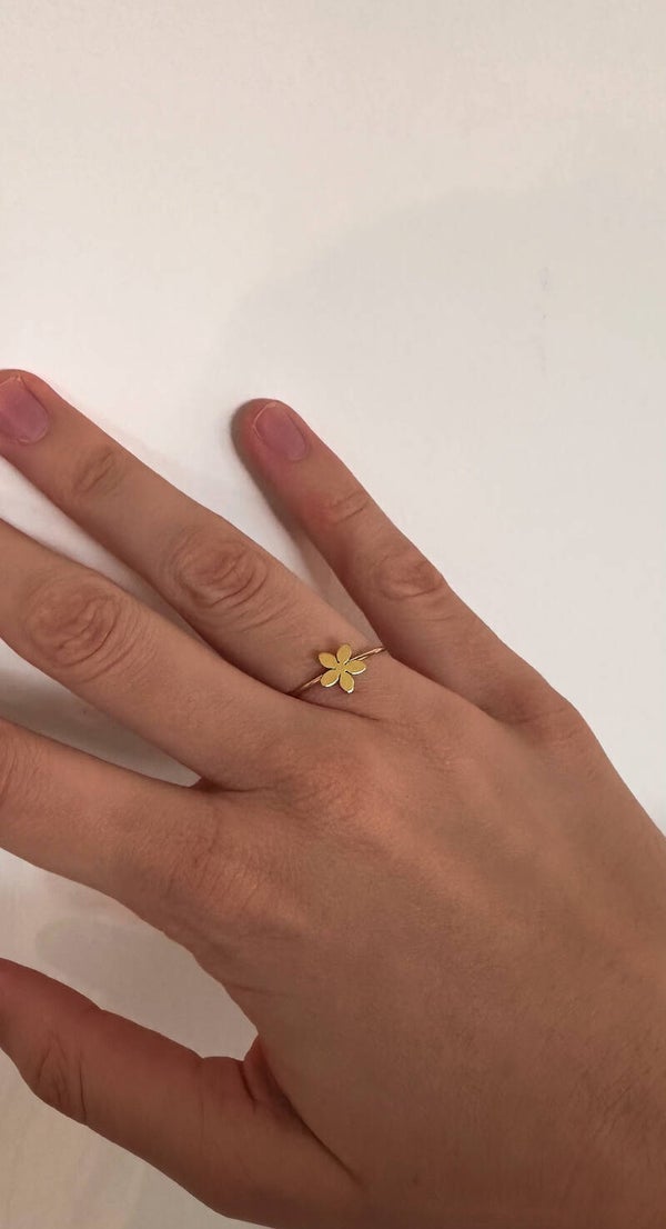 Flower Ring Gold