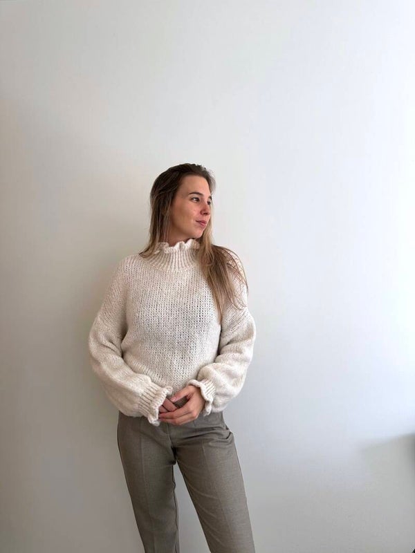 Cosy sweater crème