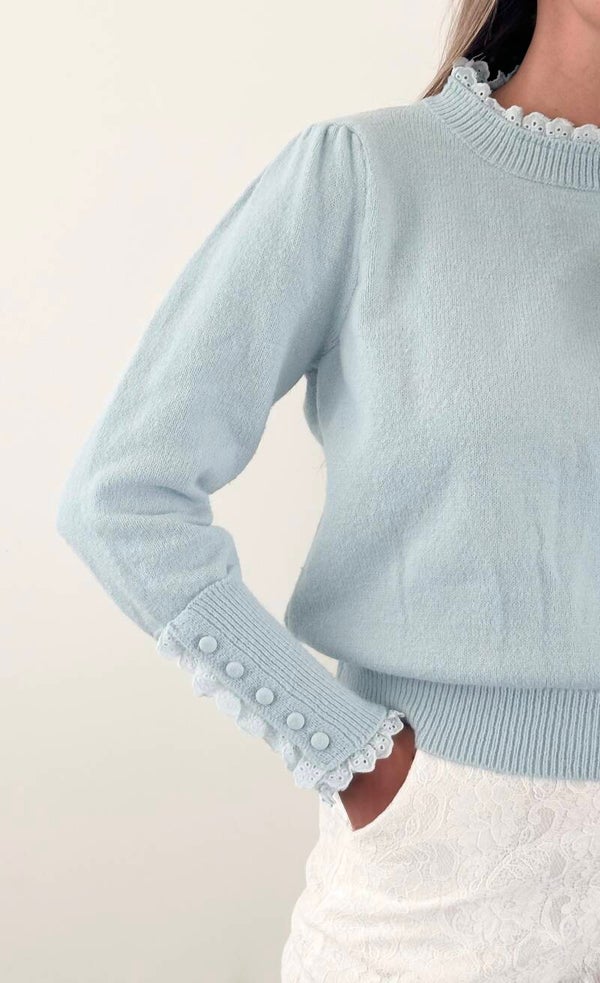 Lou top blue
