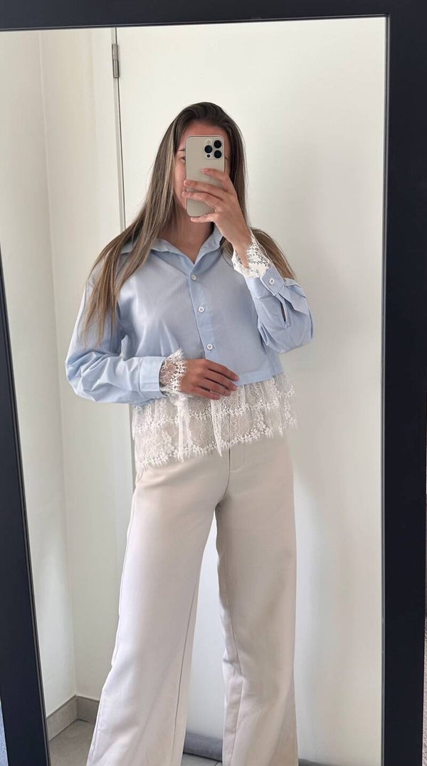 Nora blouse blue