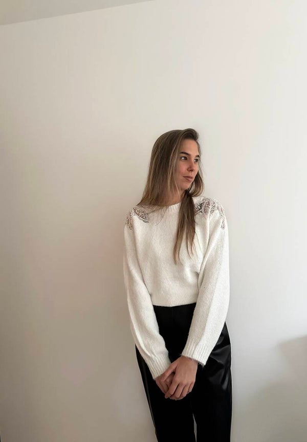 White Audrey sweater