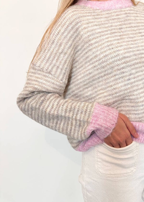 Winter blush sweater