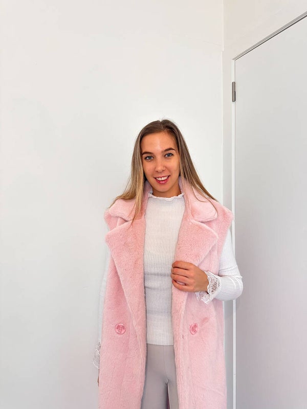 Winter blush jacket pink