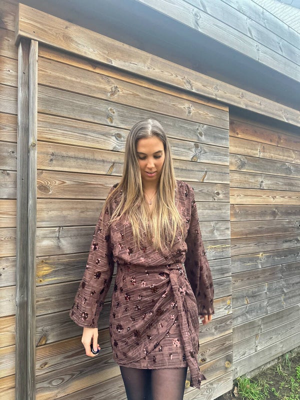 Noëlle Dress Brown