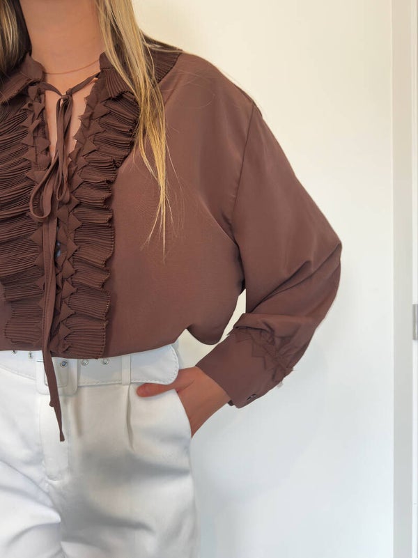 Coffee Date Blouse