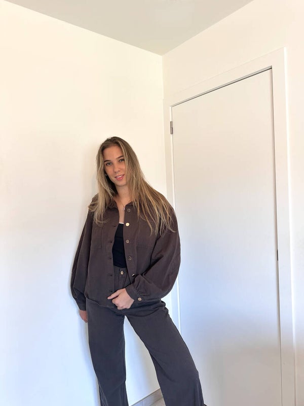 Choco Brown Denim Jeans