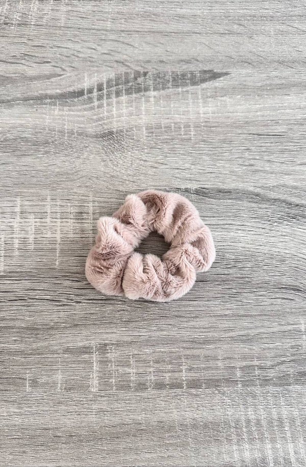 Fluffy Brown Gigi Scrunchie