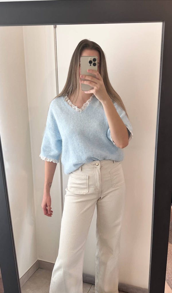 Mila pull babyblue