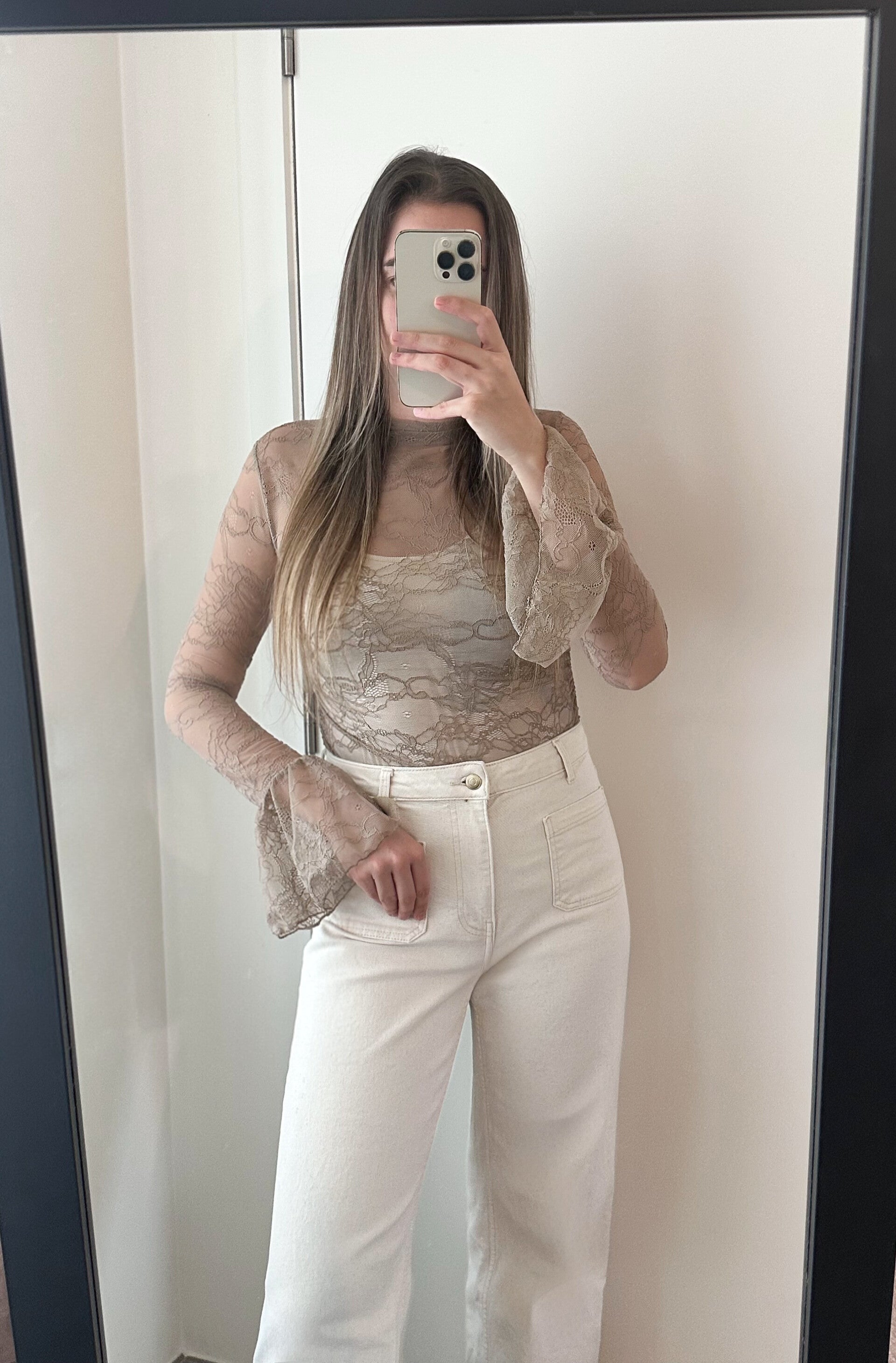 Clementine blouse taupe