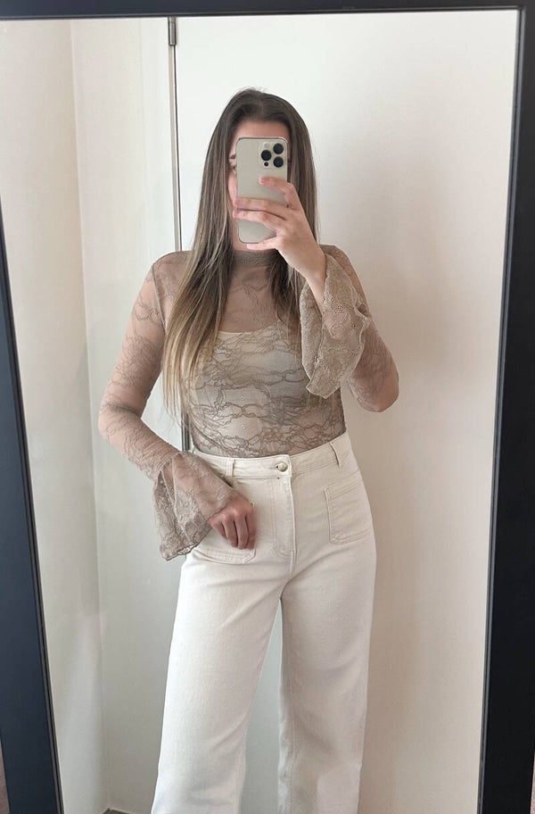 Clementine blouse taupe