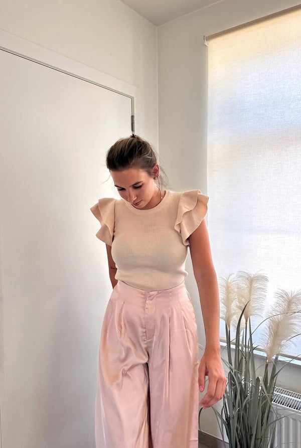 Satin Mariella Pants Rosé
