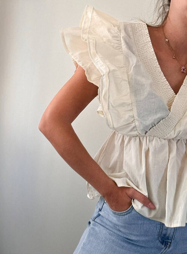 Romée Top Crème