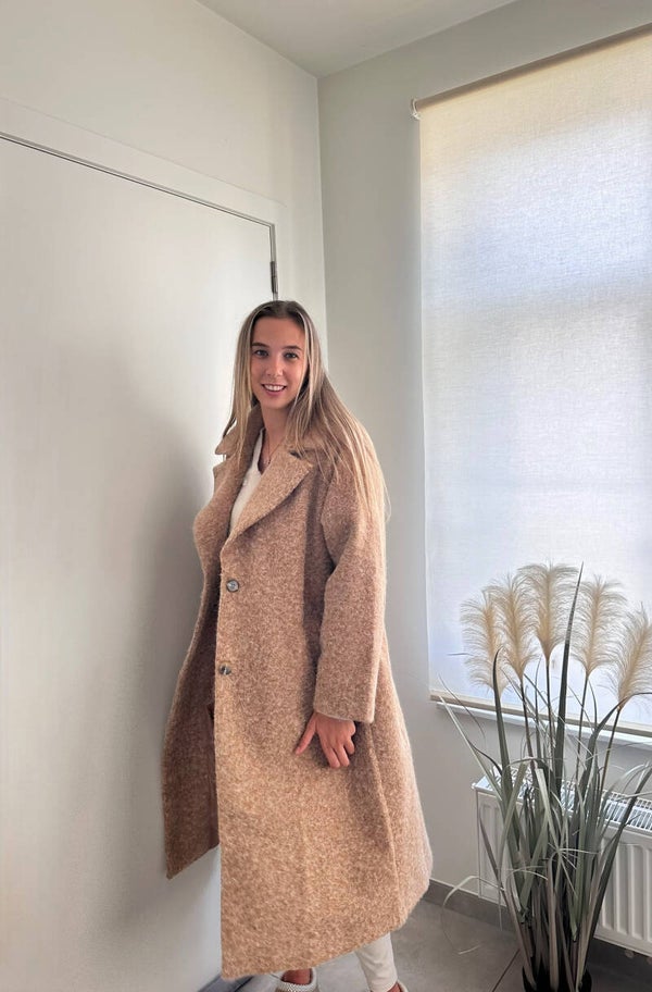 Camille Coat Brown