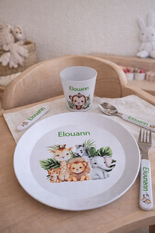 Ensemble repas bébé personnalisable