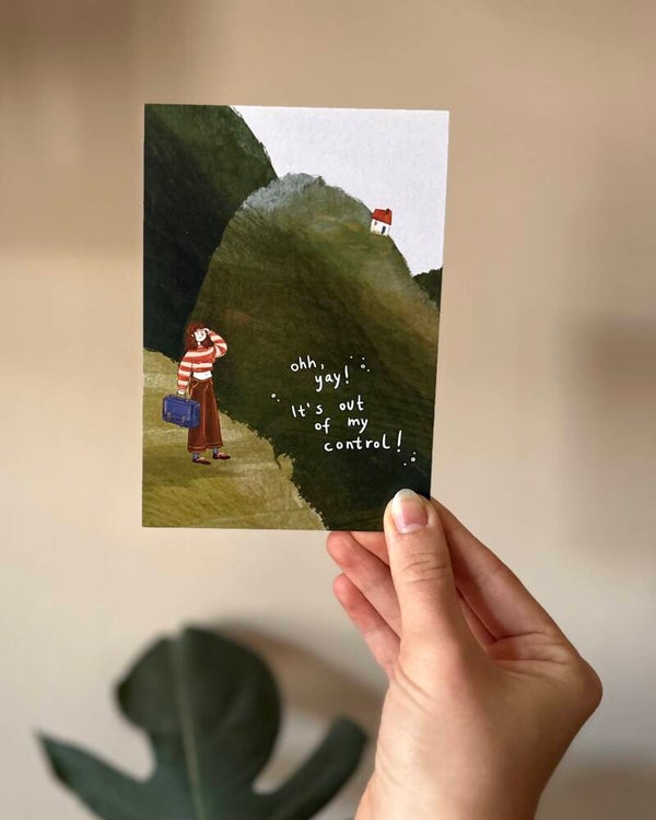 Postkarte - "Out Of My Control"