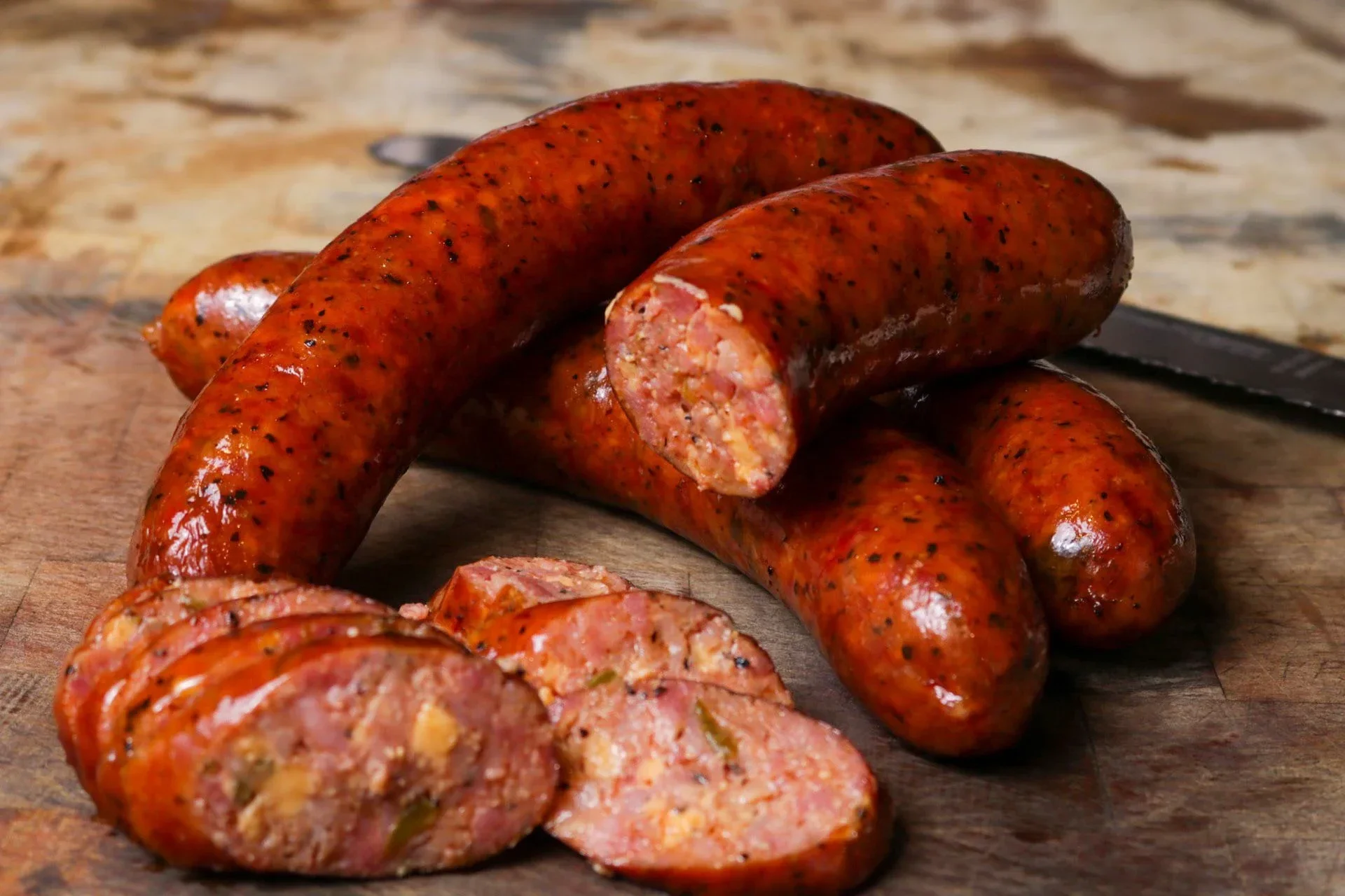 Smoked Jalapeño-kaas worst