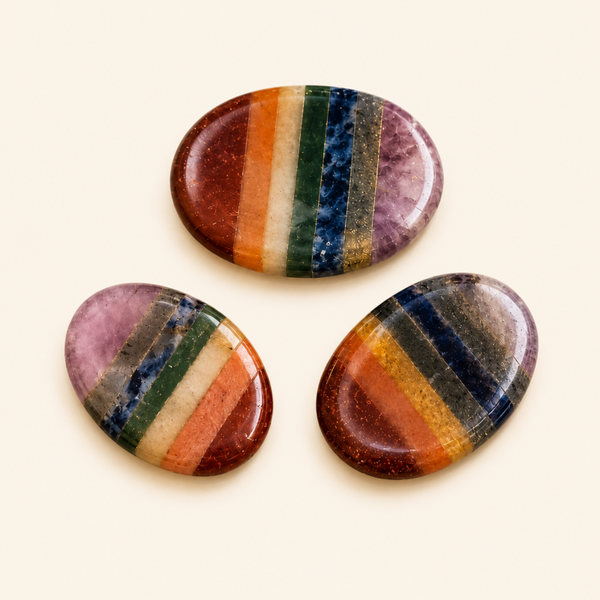 7 Chakra’s Worry Stone