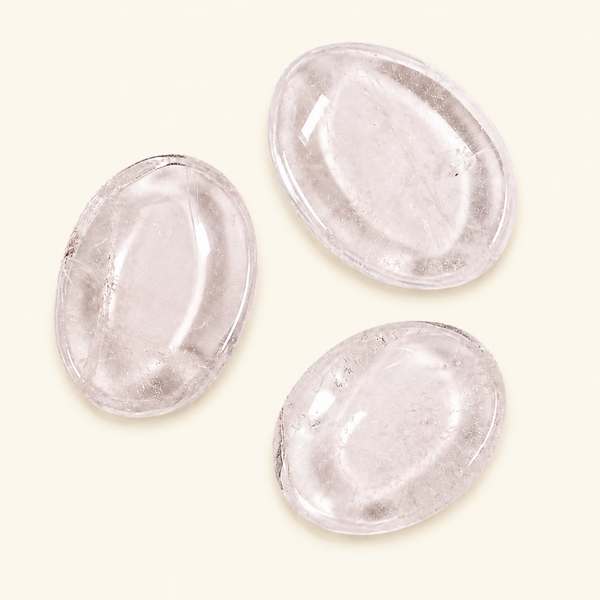 Bergkristal Worry Stone