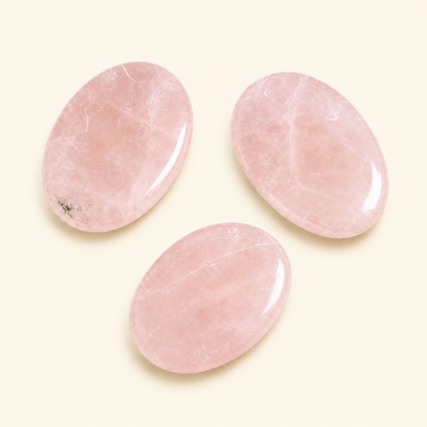 Rozenkwarts Worry Stone