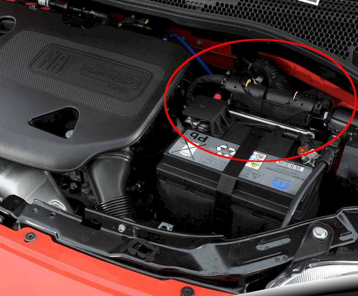 fiat ecu locatie
