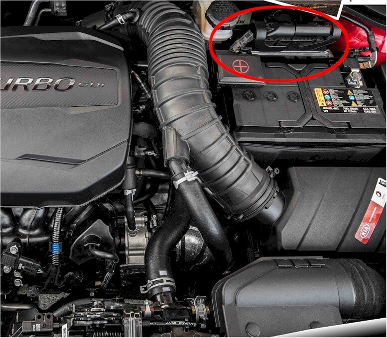 kia picanto ecu locatie