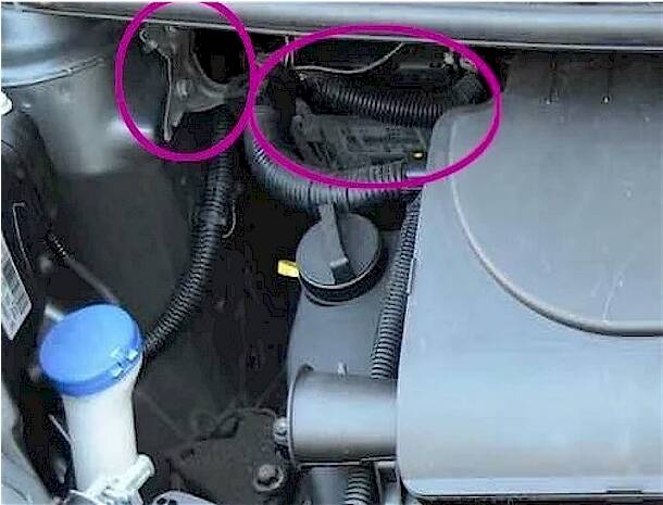 citroen c1 ecu locatie