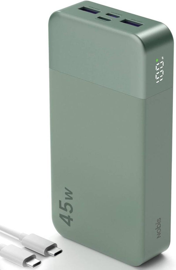 NOBIS 45W Batterie Externe 20000mAh – Power Bank