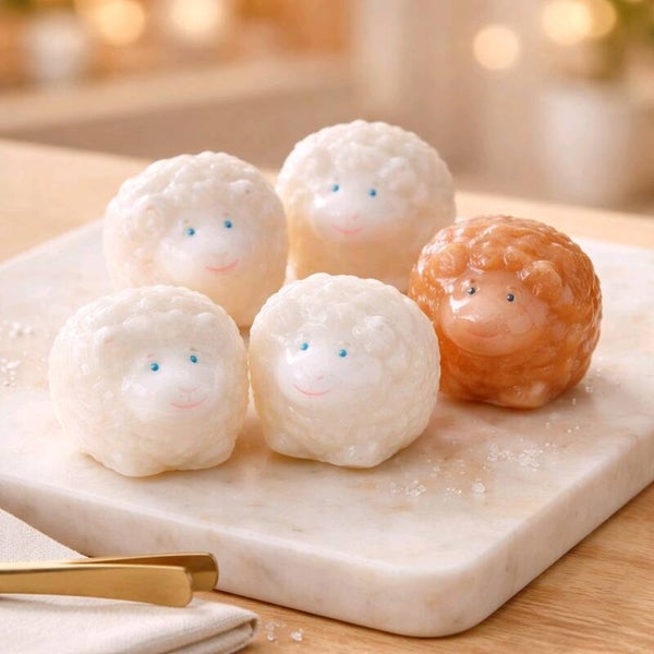 Glow-in-the-dark sheep soap
